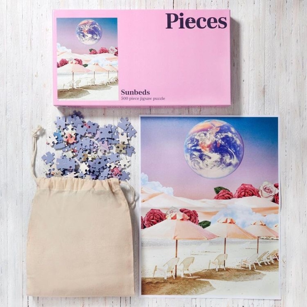 Sunbeds 500 Piece Art Jigsaw Puzzle Pieces of the Puzzle Co - Picture 8 of 8